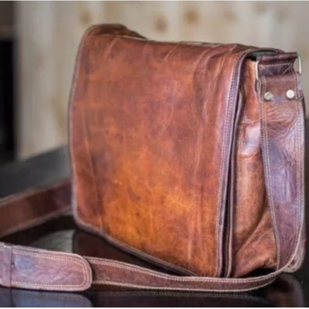 SOLD! Sold! Leather laptop bag